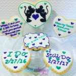 Anniversary cookies-mickey and minnie